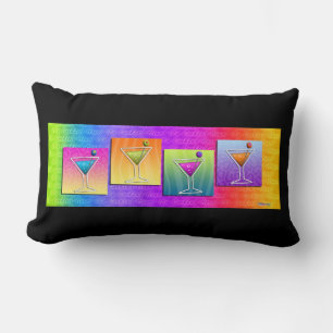 Rectangle Coussin lombaire réversible MARTINIS Pop Art