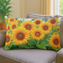 Coussin Lombaire Tournesols