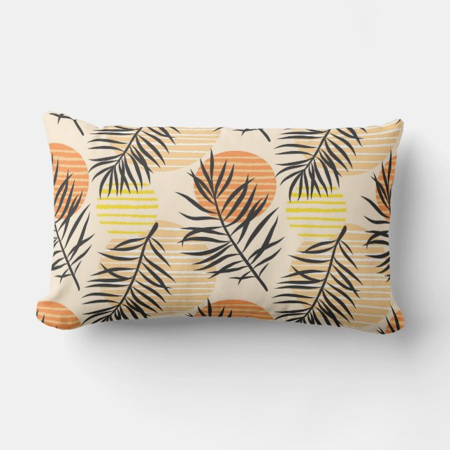 Rectangle Coussin lombaire tropical (Recto)