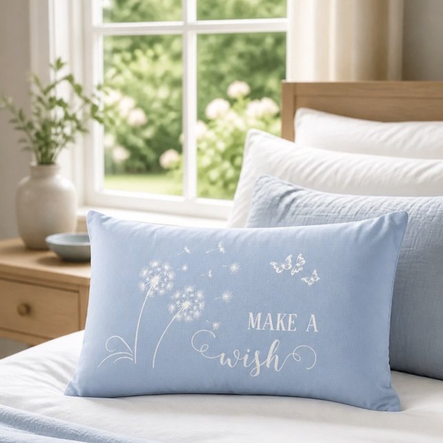 Rectangle Coussin Lombaire Vœu de Pissenlit (Créateur téléchargé)