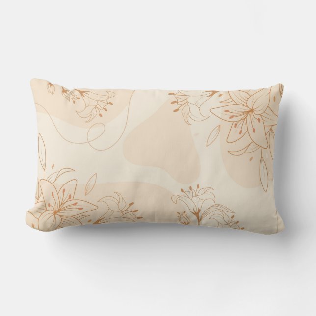 Rectangle Coussin Lumbar 13 pouces x 21 pouces (Recto)