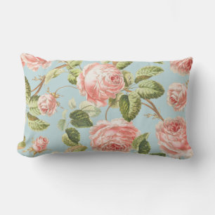 Rectangle Coussin Lumbar à motifs floraux