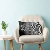 Rectangle Coussin Lumbar avec des champignons magiques. (Chaise)
