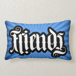 Rectangle Coussin Lumbar de l'Ambigramme FlipScript