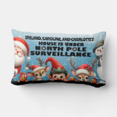 Rectangle Coussin Lumbar de surveillance du pôle Nord person (Verso)