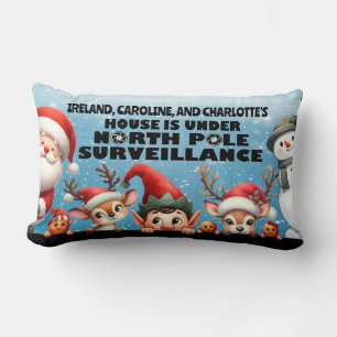 Rectangle Coussin Lumbar de surveillance du pôle Nord person