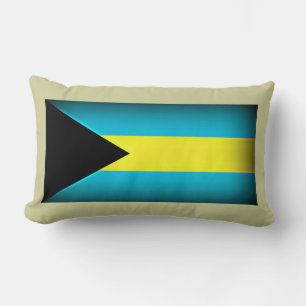 Rectangle Coussin Lumbar Drapeau Bahamas