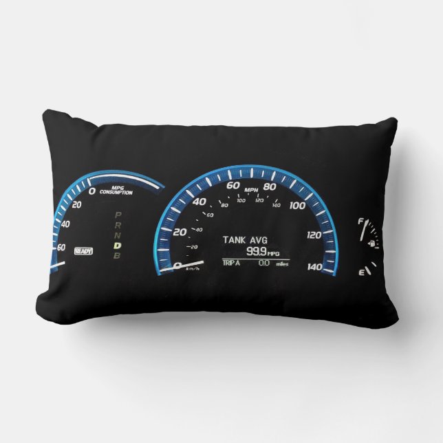 Rectangle Coussin Lumbar du cluster d'instruments de voiture (Recto)