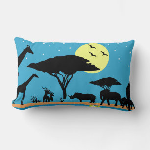Rectangle Coussin Lumbar hors d'Afrique