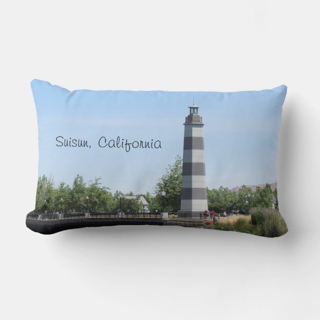 Rectangle Coussin (lumbar) - Phare de Suisun Harbour (Recto)
