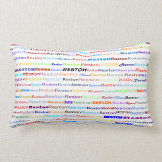 Rectangle Coussin Lumbar Reston Text Design II