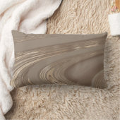 Rectangle Coussin Lumbar réversible en bronze or (Couverture)
