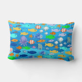 Rectangle Coussin lumineux - Design funky  (Verso)