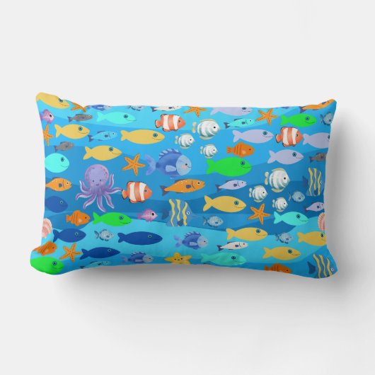 Rectangle Coussin lumineux - Design funky  (Recto)