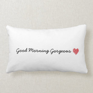Rectangle Coussin magnifique bonjour