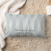 Rectangle Coussin Mariage gris clair gris argenté (Couverture)