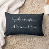 Rectangle Coussin Mariage personnalisé avec devis Mariage (Couverture)