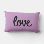 Rectangle Coussin mauve d'amour (Verso)
