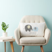 Rectangle Coussin mignon de garçon d'éléphant (Chaise)