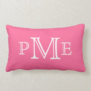Rectangle Coussin monogramme