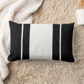 Rectangle Coussin monographique noir et blanc (Couverture)