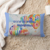 Rectangle Coussin Montgolfière Bonjour Soleil (Couverture)