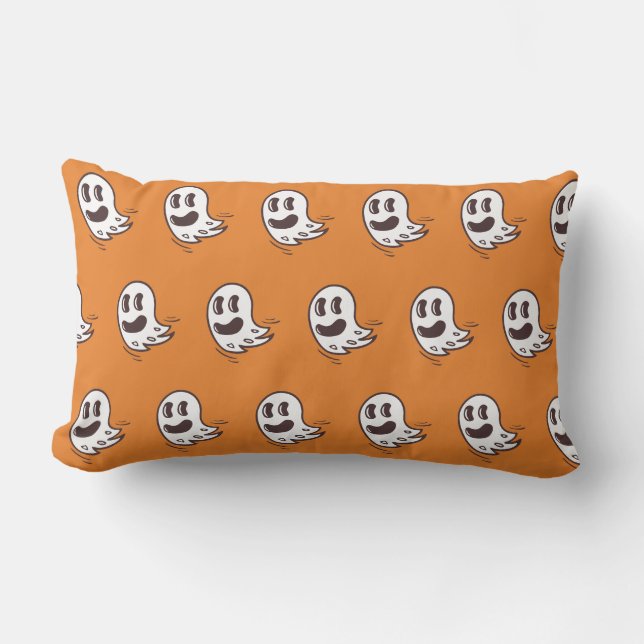Rectangle Coussin Motif Halloween Ghost (Recto)