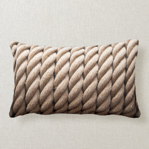 Rectangle Coussin nautique de corde