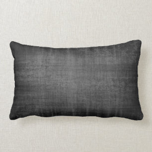 Rectangle Coussin noir de velours