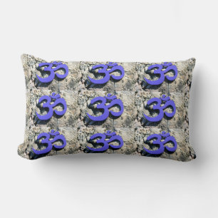 Rectangle coussin Om violet