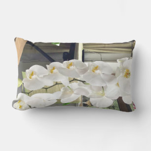 Rectangle coussin orchidée
