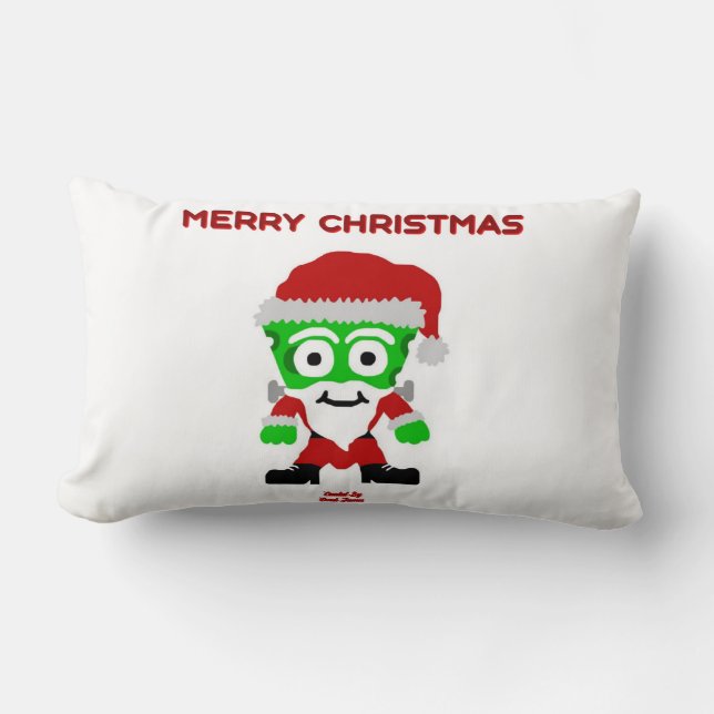 Rectangle Coussin Père Noël FrankenCheese Lumbar (Recto)