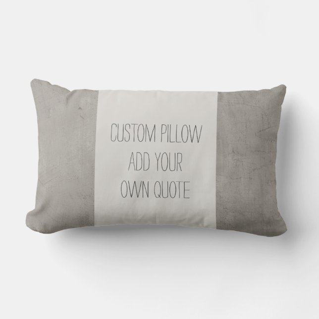 Rectangle coussin personnalisé ajouter votre propre devis su (Recto)