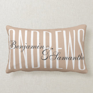 Rectangle Coussin personnalisé de couples
