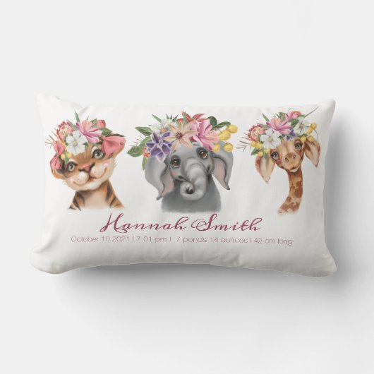 Rectangle Coussin personnalisé de l'enfant (Recto)