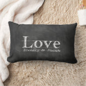 Rectangle Coussin personnalisé par tableau d'amour (Couverture)