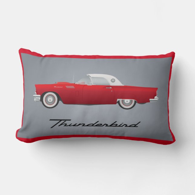 Rectangle Coussin personnalisé Thunderbird (Recto)