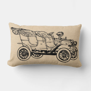 Rectangle Coussin personnalisé vintage automobile ancienne