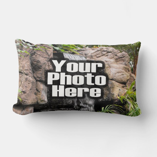 Rectangle Coussin photo personnalisé (Recto)