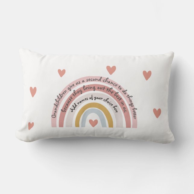 Rectangle Coussin pour grand-mère (Recto)