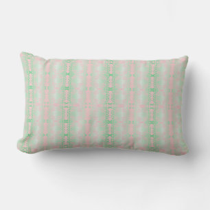Rectangle coussin rayé
