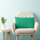 Rectangle coussin rectangulaire vert sarcelle aux contours d (Chaise)