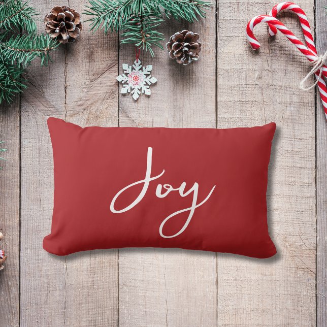Rectangle Coussin Red Joy (Créateur téléchargé)