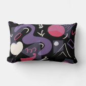 Rectangle Coussin rétro, rectangulaire, coloré, confortable (Recto)