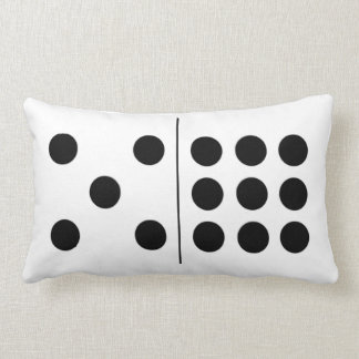 Rectangle Coussin réversible du domino 5|9