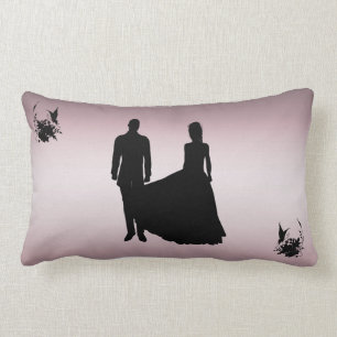 Rectangle Coussin romantique de Mojo d'Américain de couples