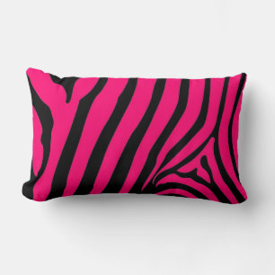 Rectangle Coussin rose Zebra