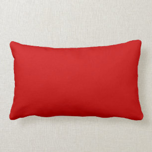 Rectangle coussin rouge