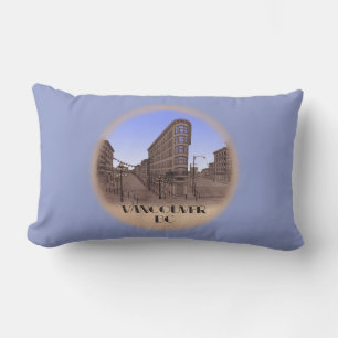 Rectangle Coussin souvenir de Vancouver Cadeaux de Gastown à