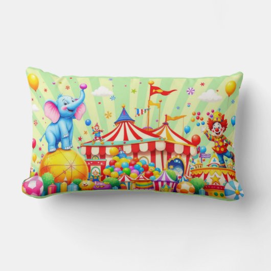 Rectangle Coussin Spectacle de cirque (Recto)